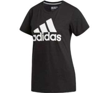 Adidas BLACK Logo Go-To Tee - Climalite Fabric